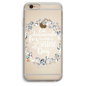 Diamonds: iPhone 6 Plus / 6S Plus Transparant Hoesje
