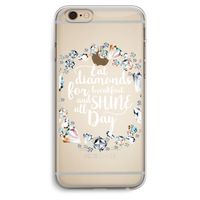 Diamonds: iPhone 6 Plus / 6S Plus Transparant Hoesje