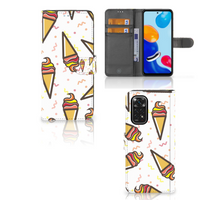 Xiaomi Redmi Note 11/11S Book Cover Icecream - thumbnail