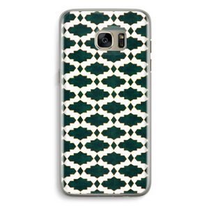 Moroccan tiles: Samsung Galaxy S7 Edge Transparant Hoesje
