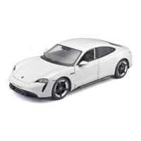 Modelauto Porsche Taycan - wit - schaal 1:24 - schaalmodel auto