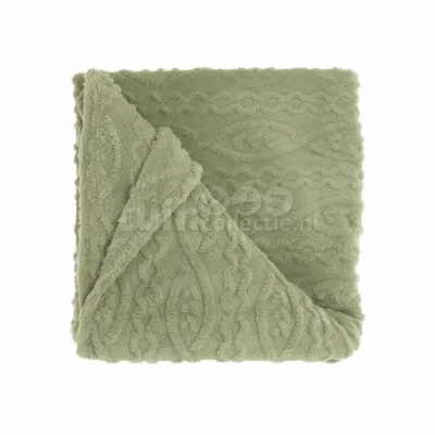 Plaid Pleun 150x200cm Tea Green