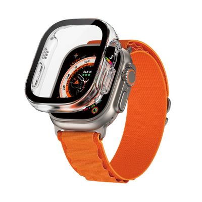PanzerGlass Full Body 3677 Screenprotector (glas) Apple Watch Ultra Series (49 mm), Watch Ultra 2 Series (49 mm) 1 stuk(s) Krasvast, Anti-vingerafdruk