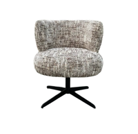 Stoel Alexis Brown Omara - draaipoot