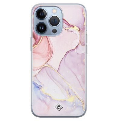 iPhone 13 Pro siliconen hoesje - Purple sky