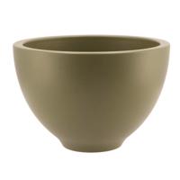 DK Design Bloempot/plantenpot - Vinci - olijfgroen mat - voor binnen - D18 x H27 cm