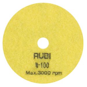 Rubi Schuur- en Polijstpad | Ø100 MM | KORREL #100 - 62971