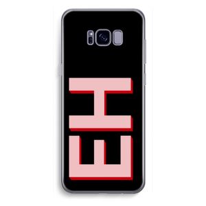 Monogram: Samsung Galaxy S8 Plus Transparant Hoesje