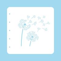 Nellie's Choice • various a6 stencil dandelion