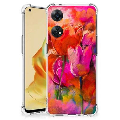 Back Cover OPPO Reno8 T 4G Tulips Back Cover OPPO Reno8 T 4G Tulips