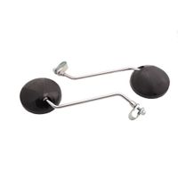 SPIEGELS 8 MM KLEM ROND ZWART