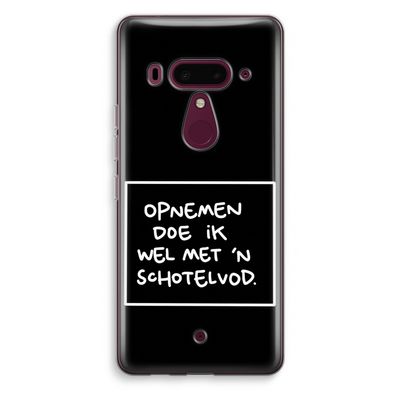 Schotelvod: HTC U12+ Transparant Hoesje