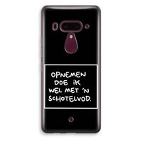 Schotelvod: HTC U12+ Transparant Hoesje