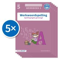 Werkwoordspelling werkboek 3 groep 5 (Set van 5) (Paperback)