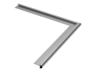 Aluminium Buitenhoek Kraal 26 x 500 x 500mm Aluminium Buitenhoek Kraal 26 x 500 x 500mm