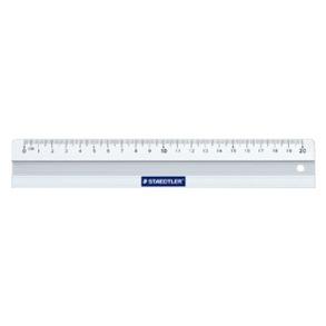 Staedtler Mars 563 Bureauliniaal 200 mm Aluminium Wit