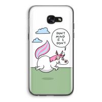 Unicorn: Samsung Galaxy A5 (2017) Transparant Hoesje