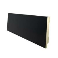 INTR. Hoekplint RAL9005 Voorgelakt 70x12mm - lengte 244cm