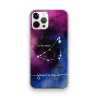 Sterrenbeeld - Donker: iPhone 12 Pro Transparant Hoesje