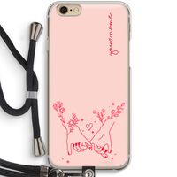 Best Friends: iPhone 6 / 6S Transparant Hoesje met koord
