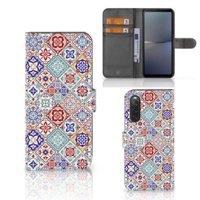 Sony Xperia 10 V | Bookcase | Tiles Color