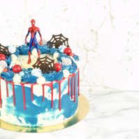 Spiderman Drip Taart
