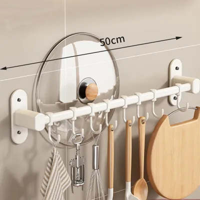 CookEase Keuken Wandrek - Multifunctionele Organizer voor Deksel, Spatel & Kookgerei