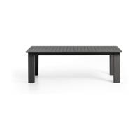 Kave Home Livorno tuintafel uitschuibaar 233(350)x100 cm Grafiet
