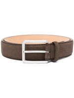 Boggi Milano ceinture en daim à boucle - Marron