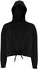TriDry TR085 Women´s Cropped Oversize Hoodie - Black - S/M