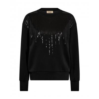 Mos Mosh - Zwart | Dames | Top | Zwart | L | regular | Kamst mode