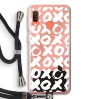 XOXO: Samsung Galaxy A20e Transparant Hoesje met koord