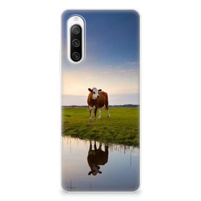 Sony Xperia 10 IV | TPU Hoesje | Koe