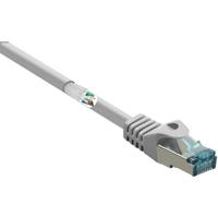 Renkforce RF-5047488 RJ45 Netwerkkabel, patchkabel CAT 6A S/FTP 3.00 m Grijs Vlambestendig 1 stuk(s)