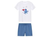 lupilu Kinder pyjama (Wit/ blauw, 110/116)