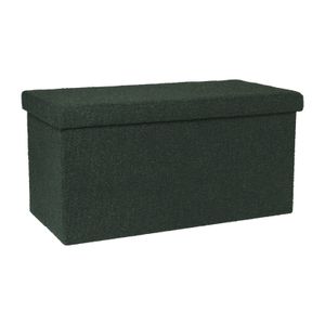 Opbergbox Teddy opvouwbaar - groen - 38x76x38 cm