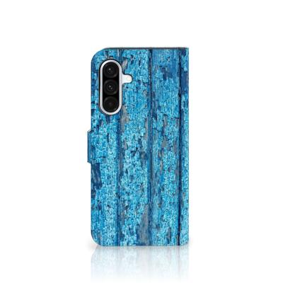 Samsung Galaxy A36 | Book Style Case | Wood Blue