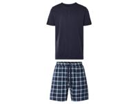 LIVERGY Heren pyjama (S (44/46), Marineblauw) - thumbnail