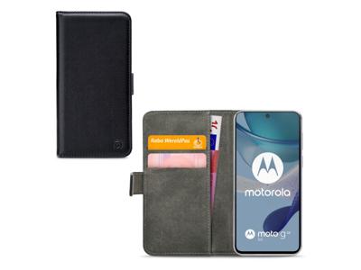 Mobilize Mobilize Classic Gelly Wallet Book Case Motorola Moto G53 5G Black