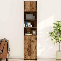 Wandkast Wandgemonteerd Oud hout 50 x 42.5 x 40 cm Bewerkt hout