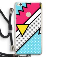 Pop Art #3: Huawei Ascend P8 Lite (2017) Transparant Hoesje met koord