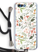 Sweet little flowers: Honor 10 Transparant Hoesje met koord
