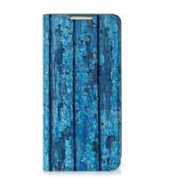 Samsung Galaxy S22 Plus Book Wallet Case Wood Blue