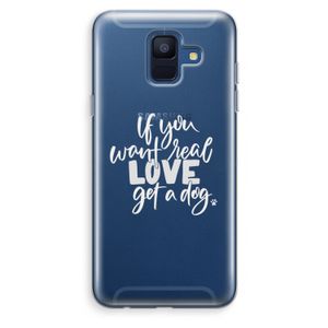 Partner in crime: Samsung Galaxy A6 (2018) Transparant Hoesje