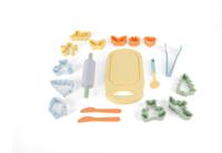 Dantoy Pastel klei gereedschap en assesoires 18-delig