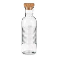 Fles Hoop Transparant 1,07 L Natuurlijk Kurk Glas