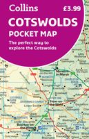 Wegenkaart - landkaart Pocket Map Cotswolds | Collins - thumbnail