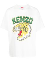 Kenzo t-shirt en coton à imprimé graphique - Blanc