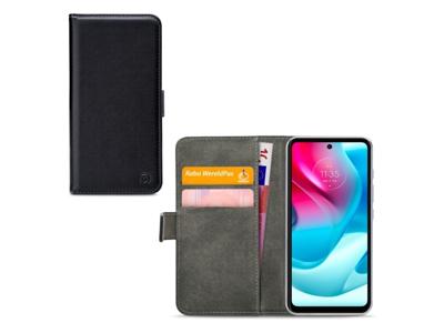 Mobilize Mobilize Classic Gelly Wallet Book Case Motorola Moto G60 Black