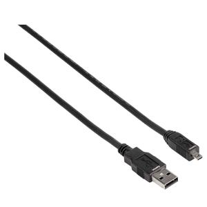 Hama USB 2.0 Cable, 1.8m USB-kabel 1,8 m USB A Zwart
